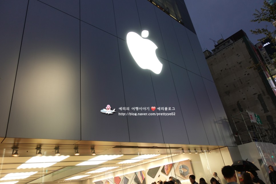 긴자 애플스토어 Apple Store에서 아이폰 아이패드 구경
