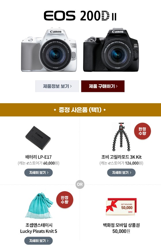 브이로그 카메라 캐논 EOS M200 가성비, 입문용 두마리 토끼를 잡다.