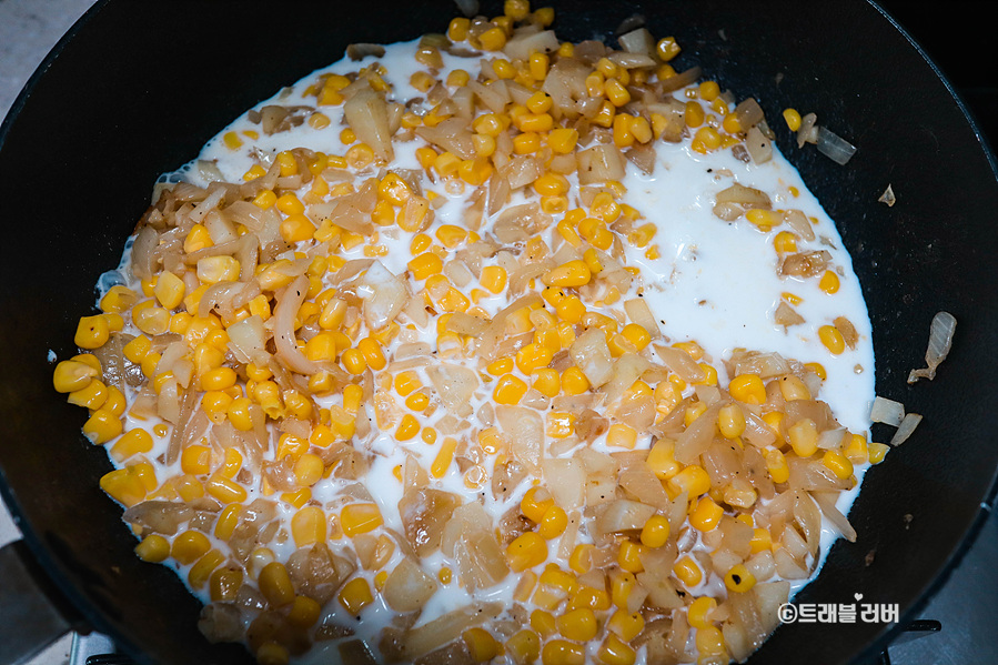 옥수수스프 만들기 (캔옥수수요리)