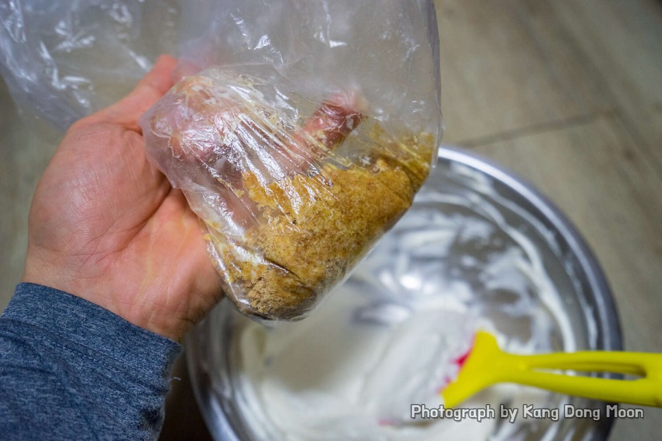 치즈케이크 만들기 홈 취미생활추천 에어프라이어 베이킹