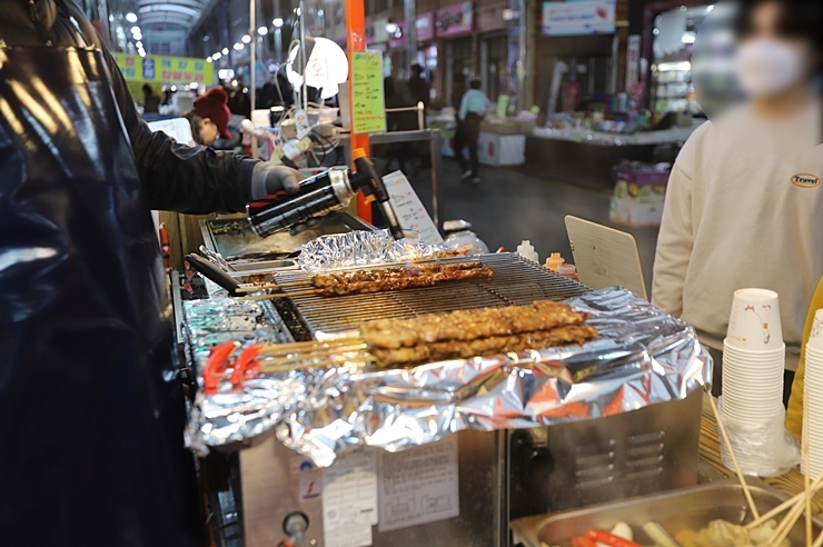 포항 죽도시장 주차장 + 장기식당 소머리국밥 호불호맛집