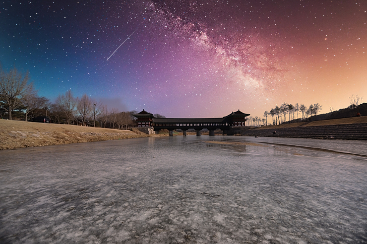 경주 가볼만한곳 월정교 주경과 야경 (보정사진)