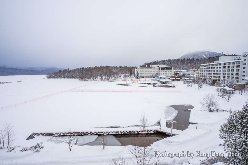 일본 홋카이도 여행 눈 내리던 온천 풍경이 그립다