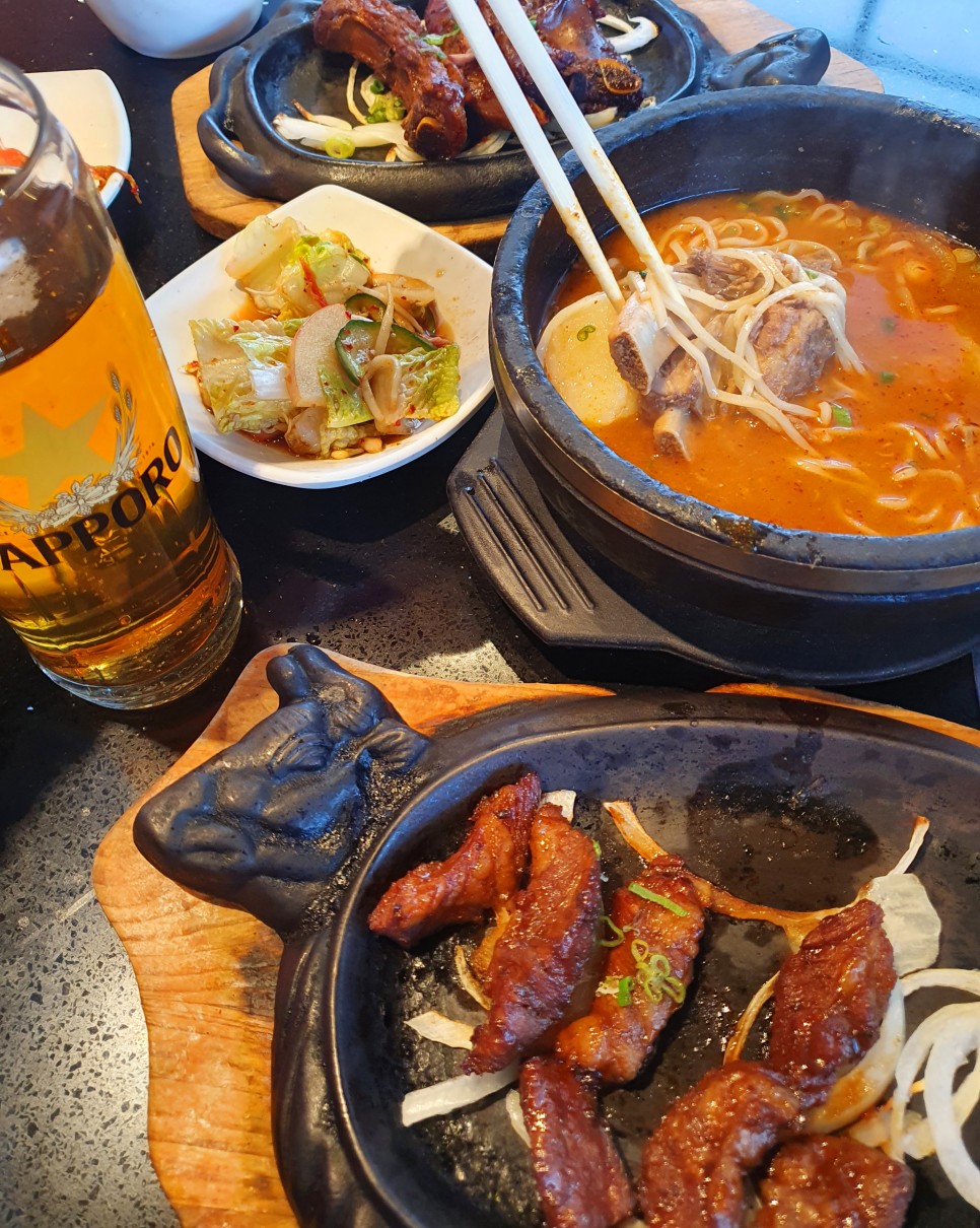 밴쿠버 메트로타운 엉클테츠 치즈케이크와 조선갈비 (Vancouver 일상)