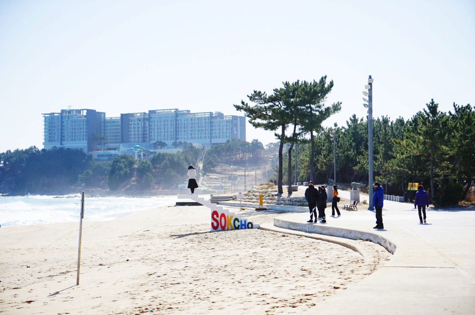 속초해수욕장 해변 볼거리 속초 외옹치항 바다 향기로 둘레길