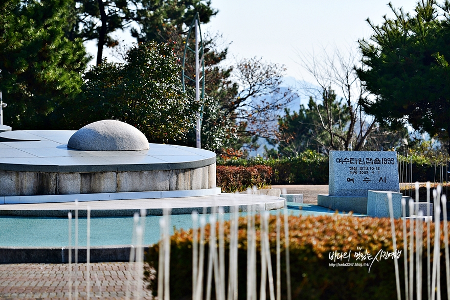 여수 여행 동백꽃 아름다운 돌산공원