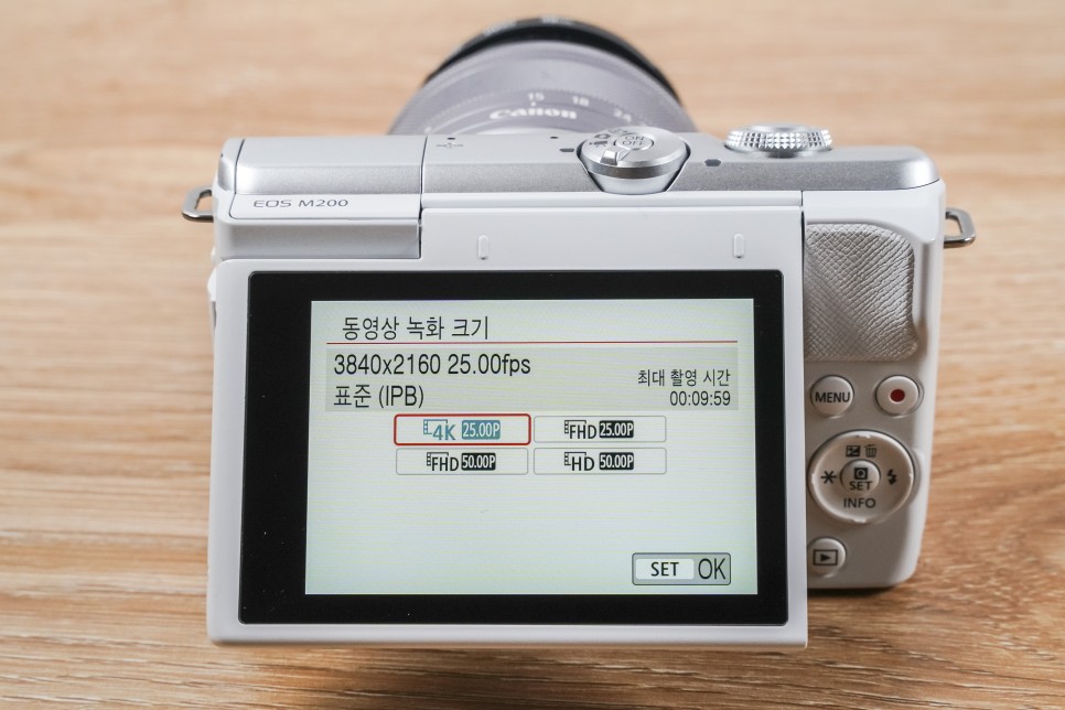 4K 브이로그 카메라 추천, 캐논 EOS M200