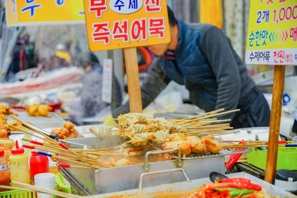 포항 죽도시장 대게거리 등 먹거리 정리