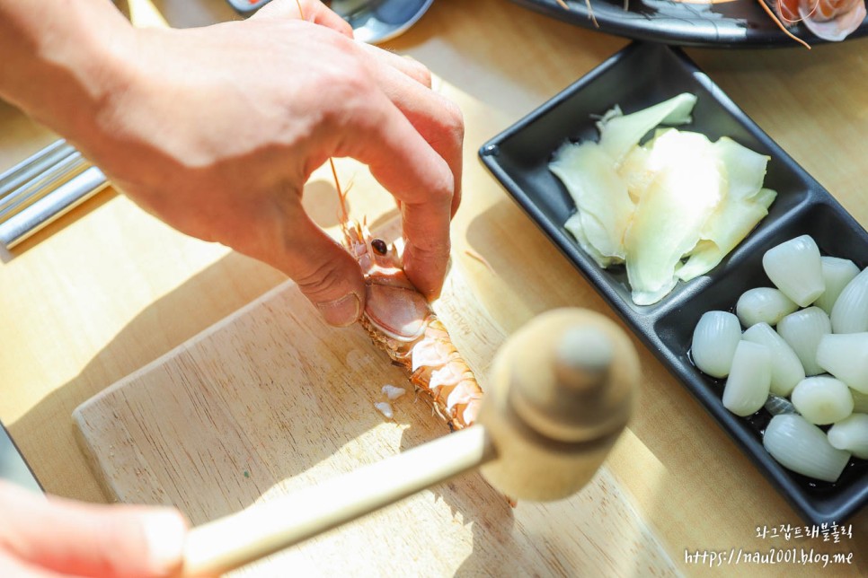 제주도 횟집 취향저격 딱새우 초밥맛집