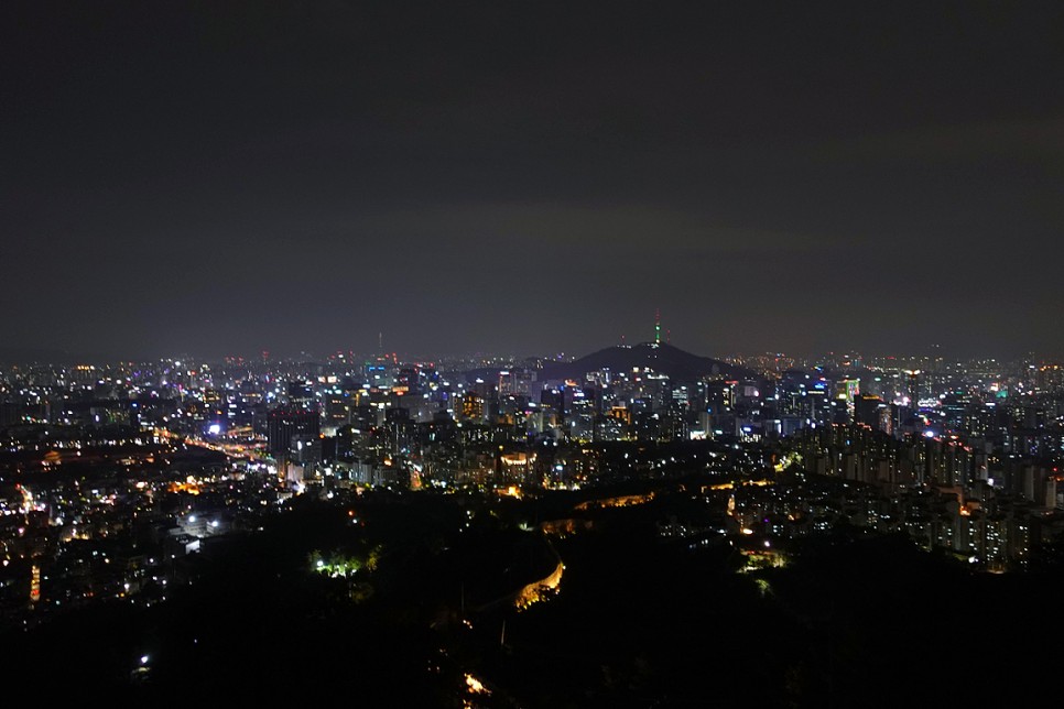 서울 가볼만한곳 인왕산 등산코스 야간등산 도전!
