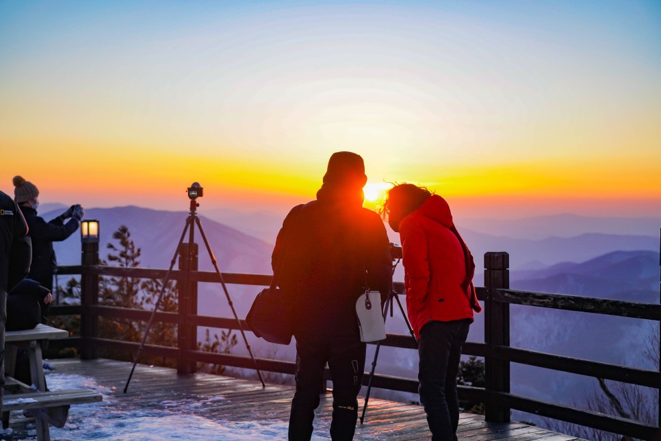 용평 가볼만한곳 용평리조트 발왕산 케이블카 일몰명소