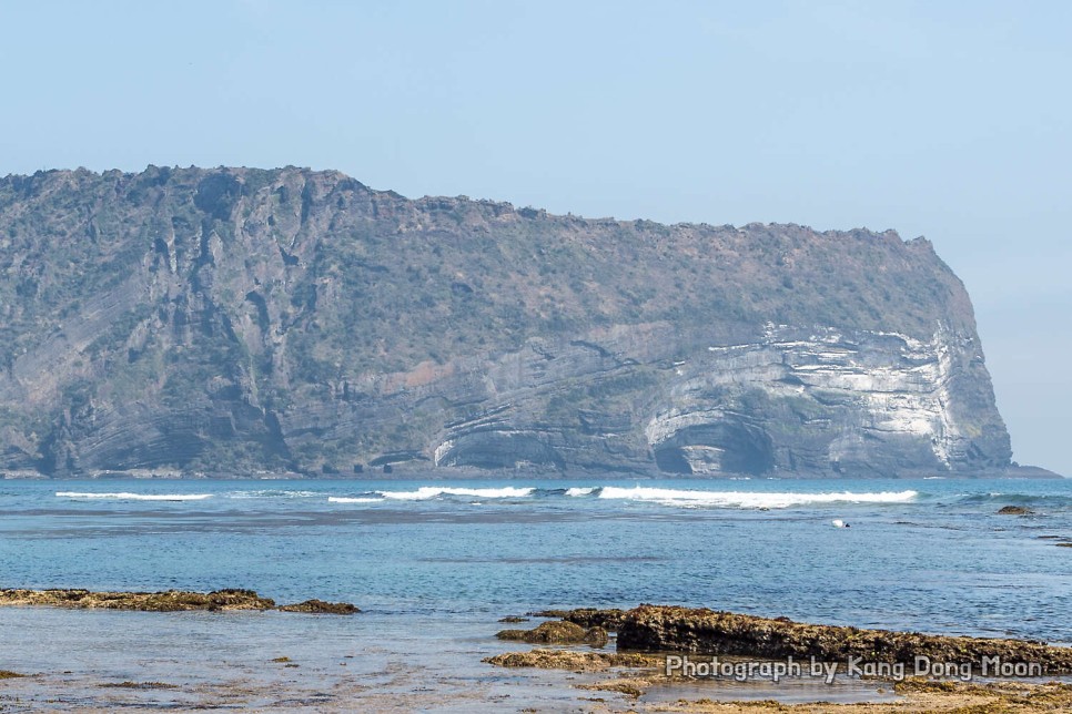 제주도 여행 제주 광치기해변 날씨가 좋아 더 푸른 바다와 하늘