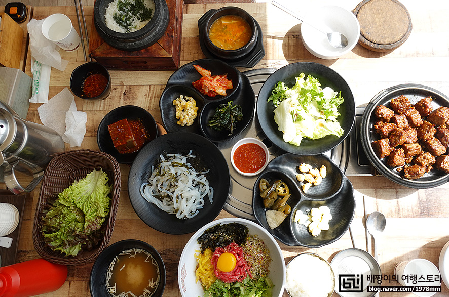 단양 떡갈비 맛집, 마늘 듬뿍! 경치는 덤! 단양 다원 후기