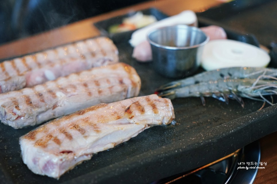 산방산흑돼지맛집 중문그때그집에서 유쾌한 먹방