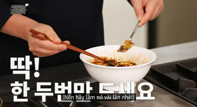 백종원의 요리비책, 라면으로 만드는 비빔면