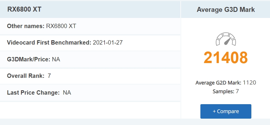 그래픽카드 성능순위, 가성비 GPU 2021년 4월기준