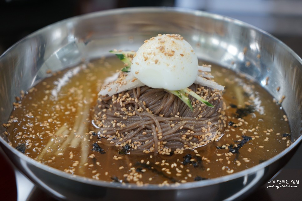 막국수 양념 육수 막국수재료 제조공장 엠제이푸드 납품회사 견학