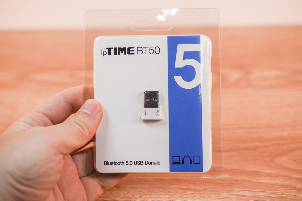 ipTIME BT50 동글 데스크탑 블루투스 5.0 연결