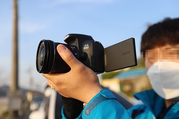 입문용 카메라추천 캐논 EOS 850D DSLR + 캐논 렌즈 3종
