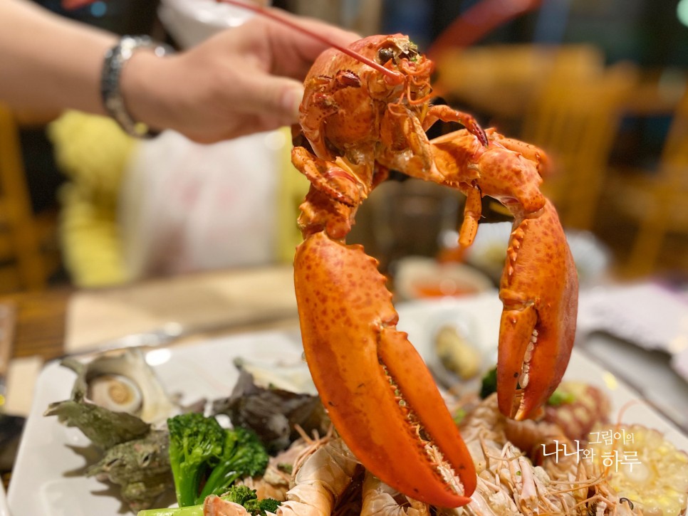 제주공항맛집 크랩팟테우 오동통 랍스터 푸짐해