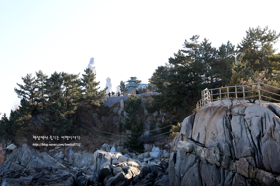 강원도 양양 해변관광지 휴휴암 바다풍경