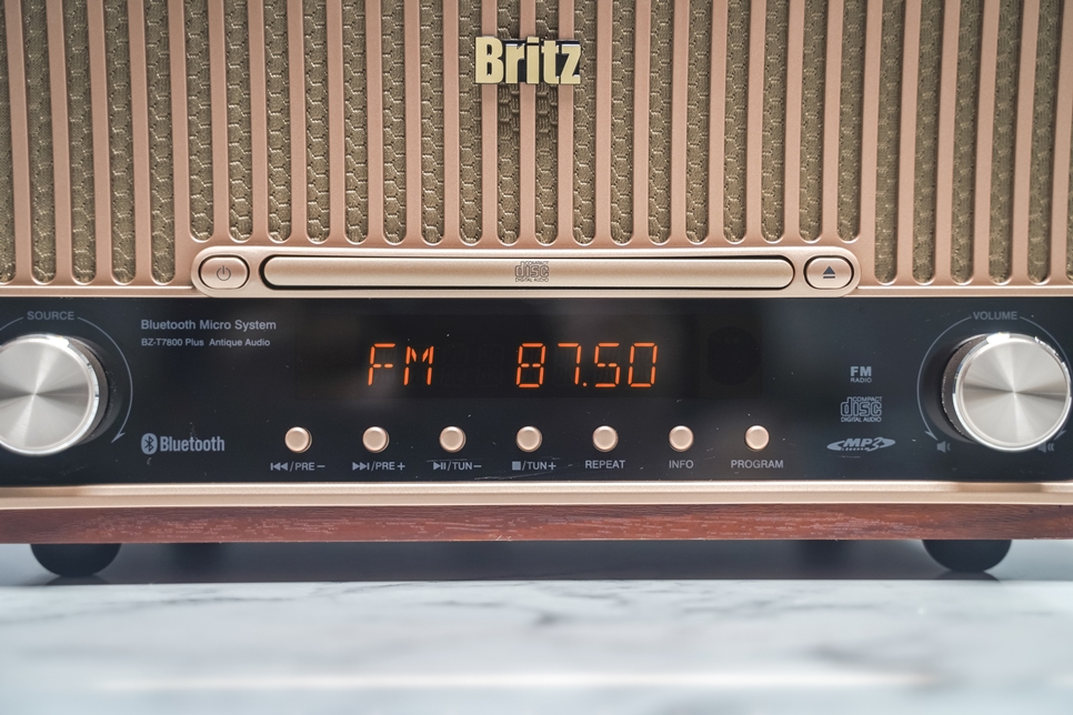 BZ-T7800 Plus 브리츠 블루투스 스피커, CD FM라디오