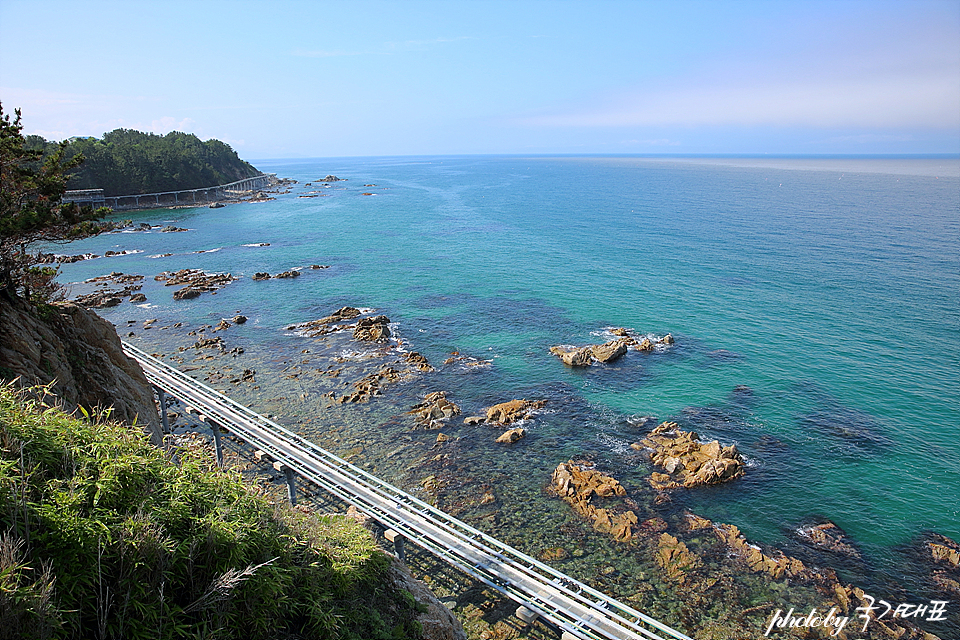 울진 가볼만한곳 하트해변 폭풍속으로세트장 울진 여행 죽변항