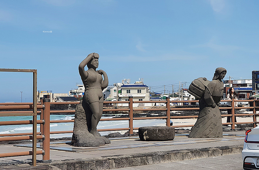 제주 협재해수욕장 & 제주도 먹거리 함올레어묵 수제 간식