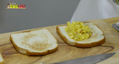 정호영의 오늘도 요리, 냉장고에 있는 재료로 만든 부드러움의 끝! 계란 샌드위치!