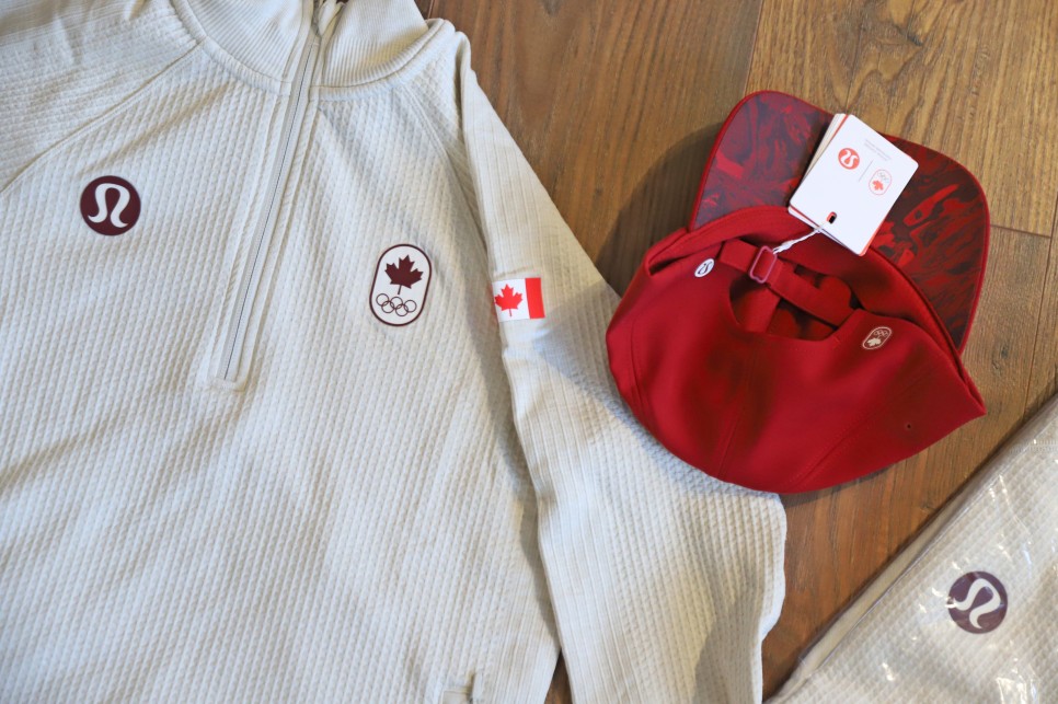 캐나다 특산품 룰루레몬 Team Canada 컬렉션 : 이벤트 선물로 왕창구입...