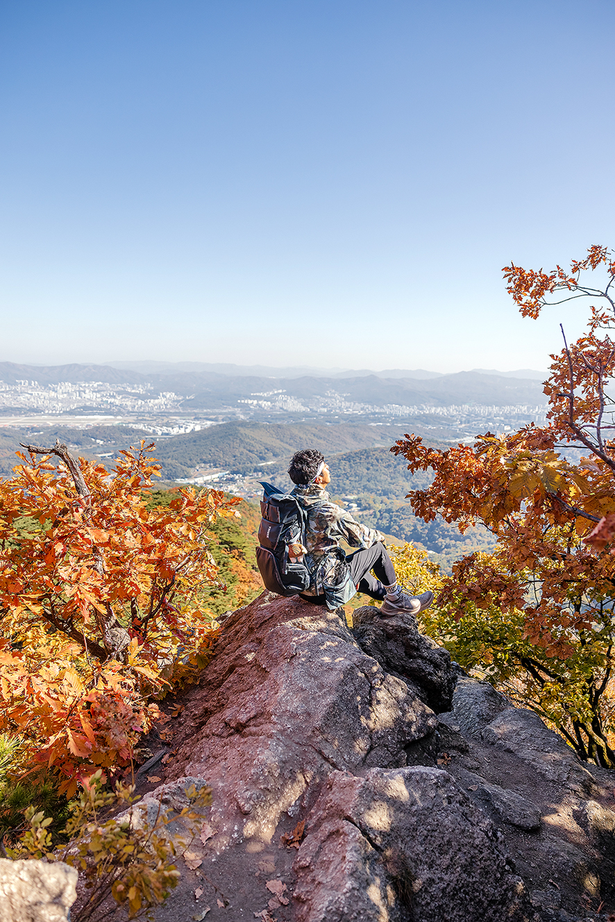 서울 등산초보를 위한 청계산 등산코스 및 단풍 근황(10. 28)