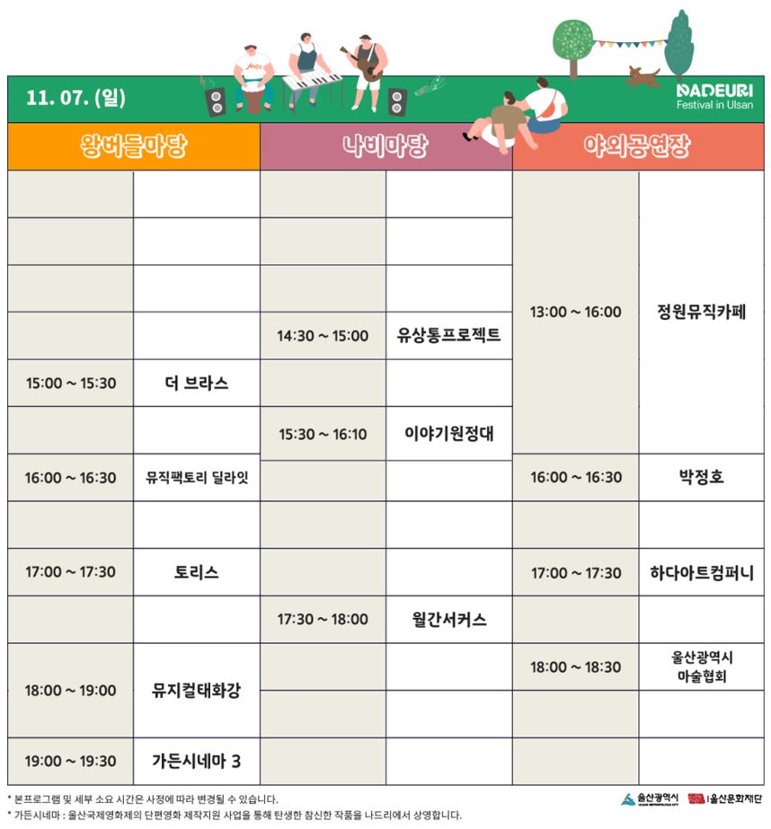 울산 놀거리 태화강 공연축제 나드리 2021 울산 볼거리 천지!