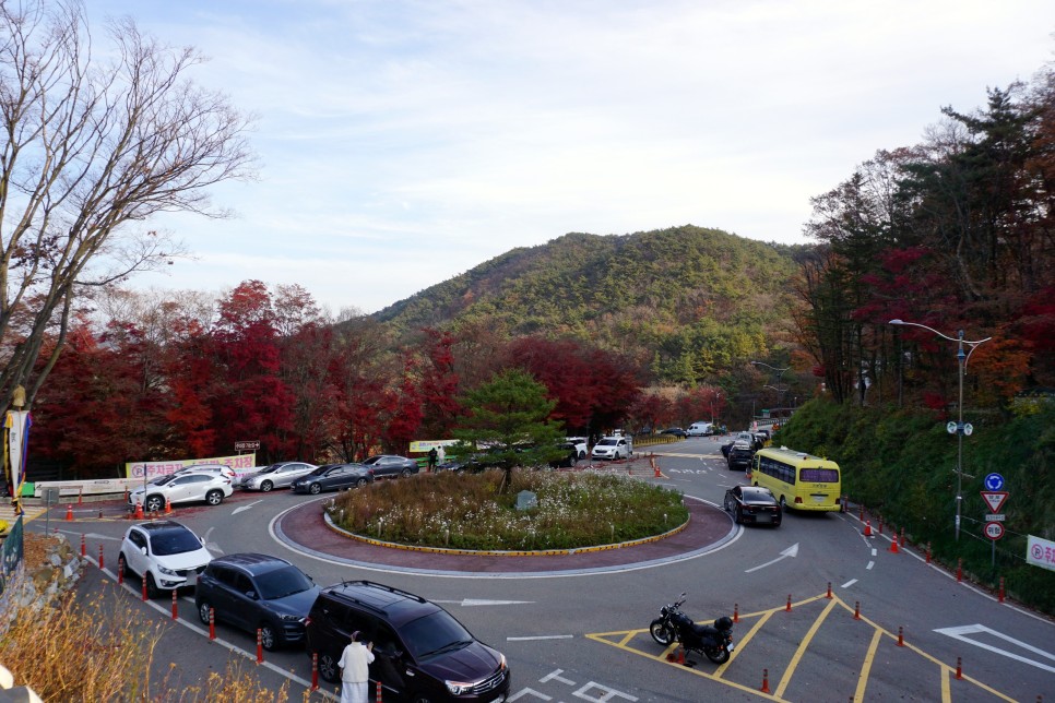 보은 가볼만한곳 속리산 말티재 전망대 충북 단풍구경