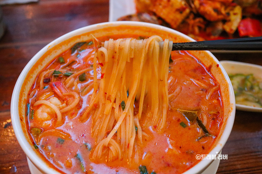 부산 식도락 여행 태국 음식 맛집 송정 어밤부