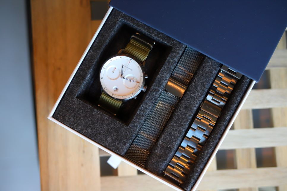 남자친구 선물 멋진 노드그린 시계 with 블랙프라이데이 할인코드