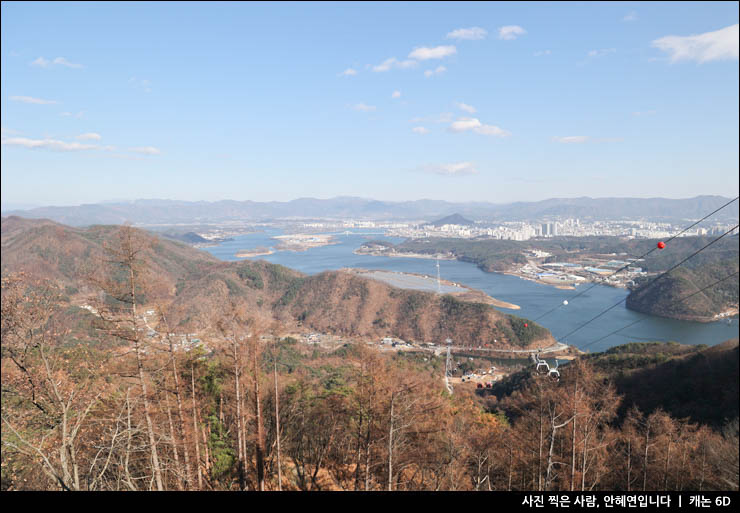 강원도 춘천 여행 관광지 삼악산 케이블카 예약 의암호 호수