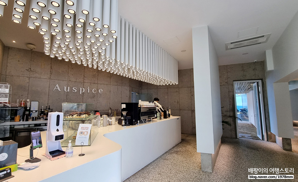 포항 호미곶 건축문화상 오션뷰 카페 어스피스 커피 AUSPICE Coffee