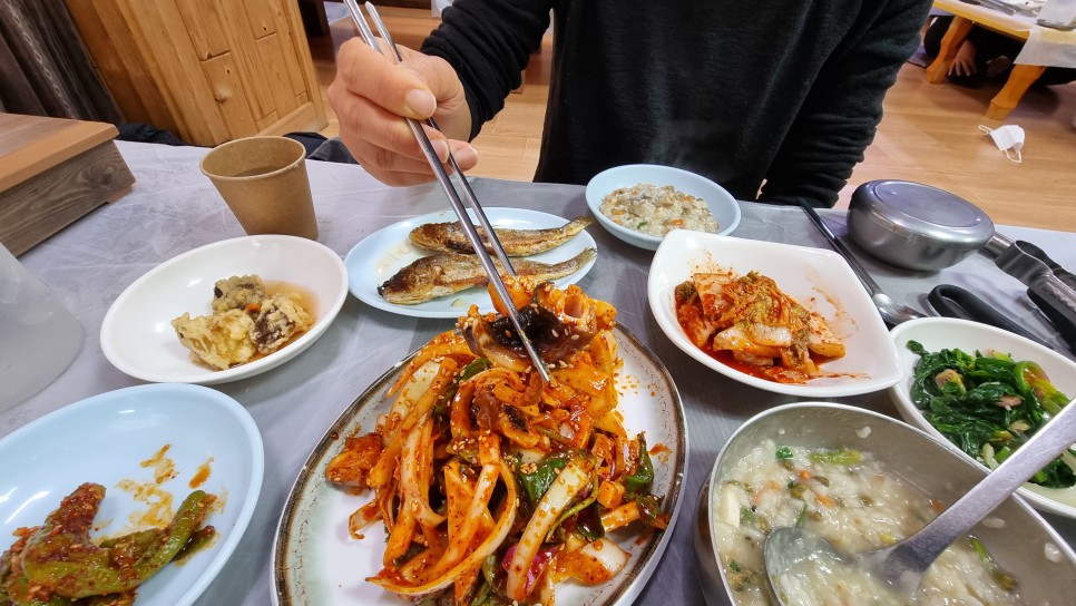 전북 식도락 여행 부안 채석강 맛집 군산식당 내돈후기