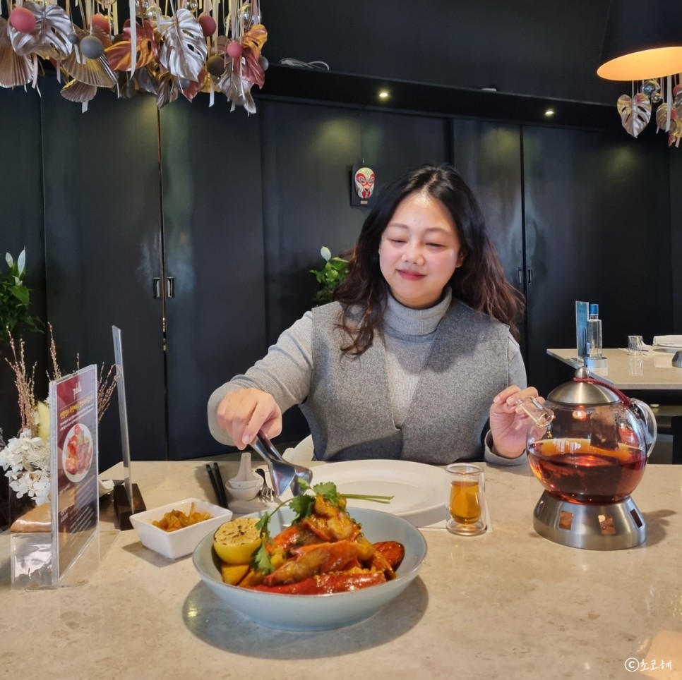 청담 연말모임장소 파불라 레스토랑 사천요리 맛집
