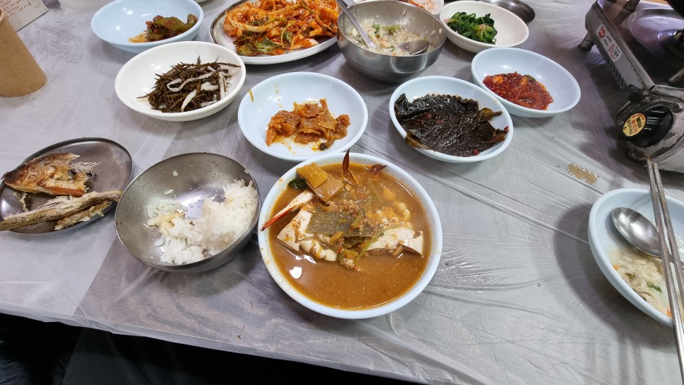 전북 식도락 여행 부안 채석강 맛집 군산식당 내돈후기