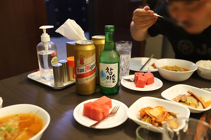 아부다비 한인 게스트하우스 픽업 + 한국음식 만족