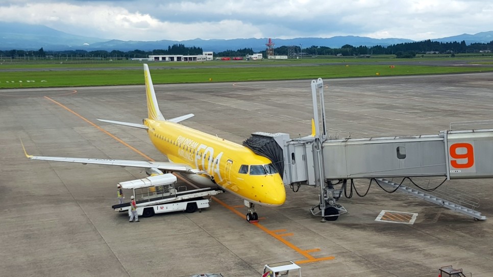 일본여행 가고시마 공항 구경. 항공전시실, 기념품숍 등