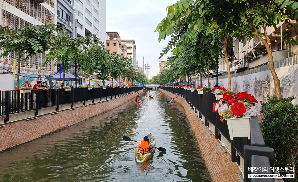 태국 방콕 여행, New 핫플레이스 다녀왔어요! 옹앙 운하 Ong Ang Canal 워킹스트리트 Walking Street