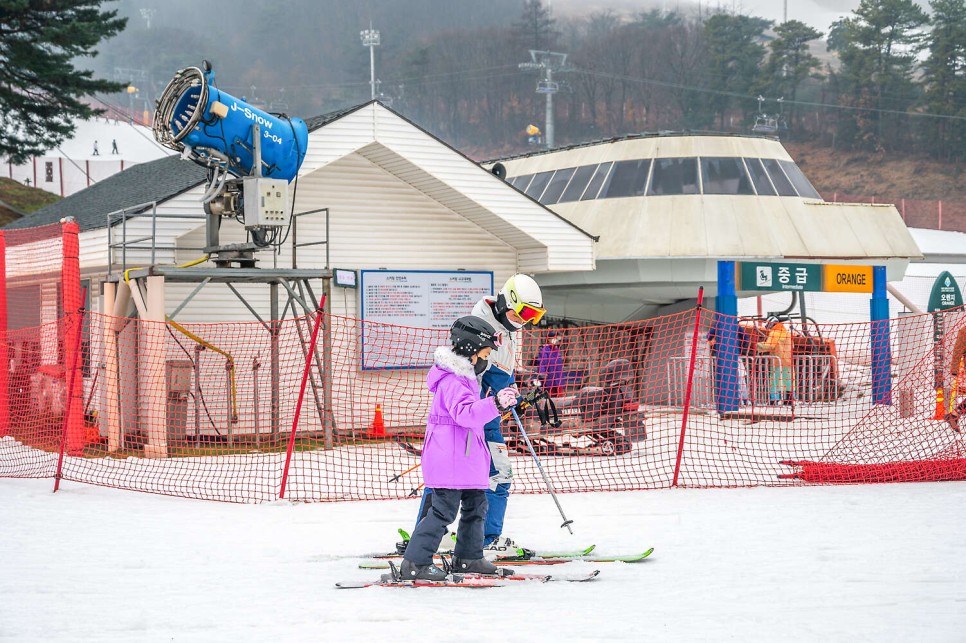 지산 스키강습 겨울 놀거리 찾는다면 지산 리조트 스키장