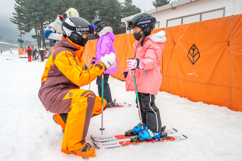 지산 스키강습 쉽고 편하게 배우고 즐기는 스키장