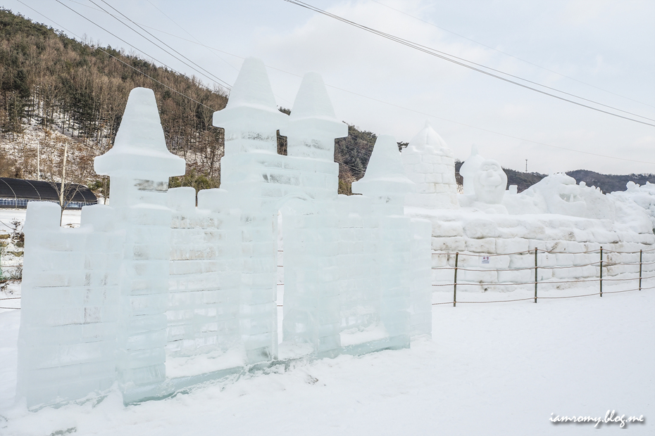 칠갑산얼음분수축제, 겨울왕국 청양 알프스마을 국내 겨울여행지 추천