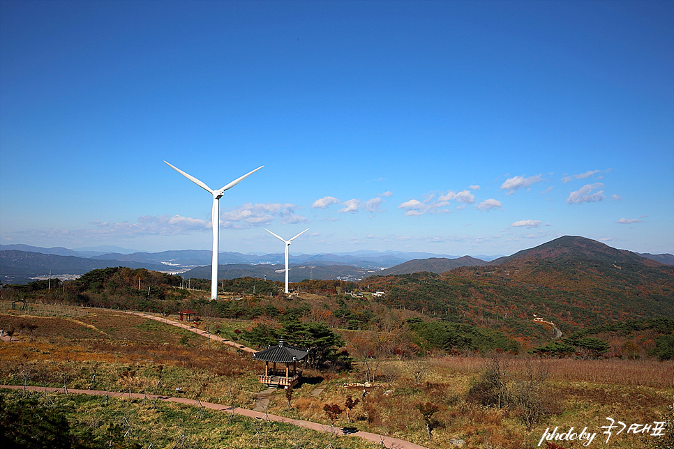 경주 금장대 산책로 풍력발전소 경주 토함산자연휴양림 사람없는곳