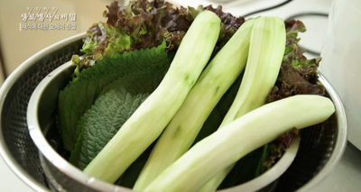경희애문화 건강챙기기, 채식실험 - 비빔면에 채소를