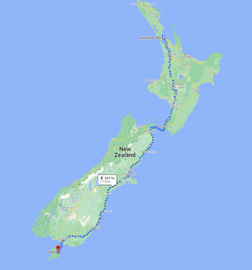 뉴질랜드 남섬 최남단 스튜어트 아일랜드 여행 준비