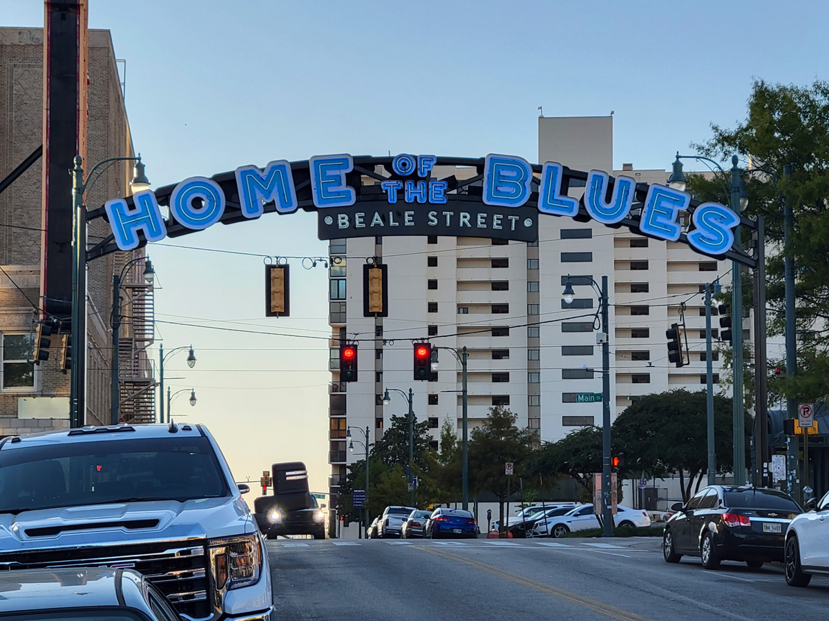 멤피스 다운타운의 빌스트리트(Beale Street)와 마틴루터킹이 암살당한 로레인모텔(Lorraine Motel)